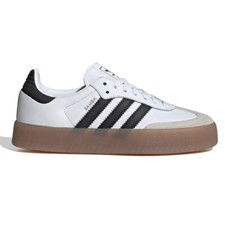 Adidas SAMBA Donna bianco nero 37 38 39 40 41 scarpe sneakers casual Originali