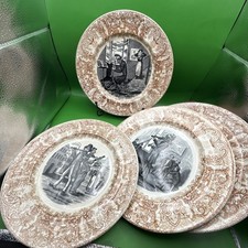 LOTTO 4 PIATTO CERAMICA SCR