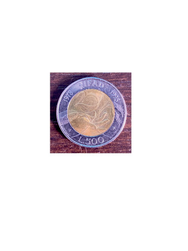 Moneta 500 lire - lire, 20°