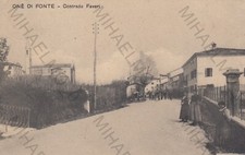 CARTOLINA *14 ONE DI FONTE FROSINONE LAZIO CONTRADA FAVERI STORIA VIAGGIATA 1917
