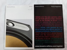 B&W Owner's Manual  per  Serie