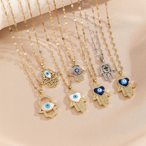 Collana con ciondolo palma