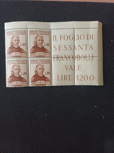 Quartina angolo francobolli - quartina,