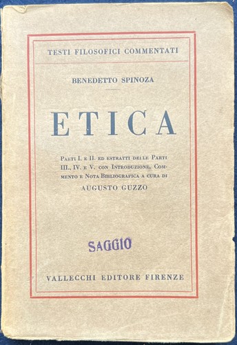 Spinoza benedetto etica - benedetto,