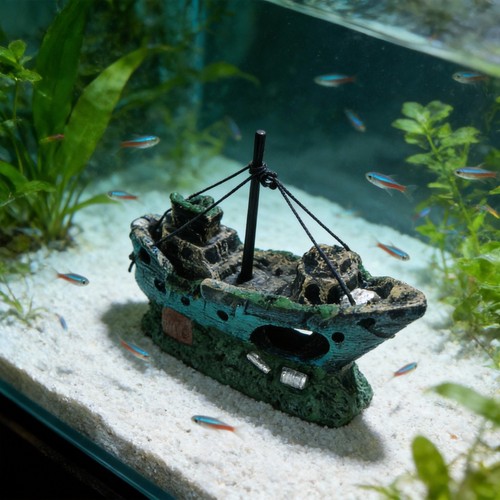 Acquario resina nave - acquario,