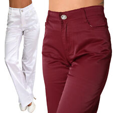 Pantalone raso vita alta