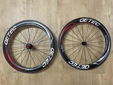Set coppia ruote bici corsa carbonio Detec U-60 profilo 60mm road bike wheelset