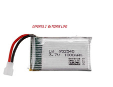 STOCK 2 BATTERIE LIPO 1000MAH