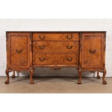 Romweber Chippendale Burl Wood