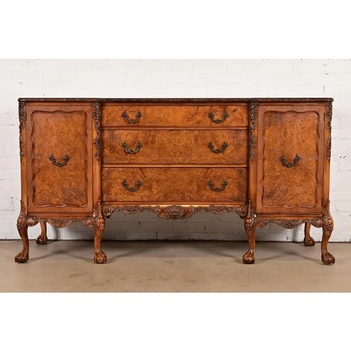 Romweber chippendale burl wood - romweber,