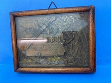 WW1 PLACCA BRONZO MUTILATI