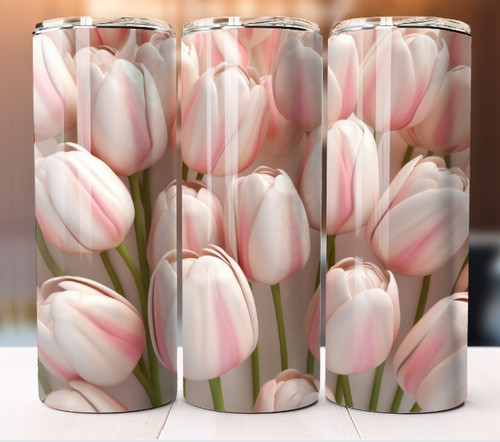 Bicchiere tulipani fiori - tulipani,