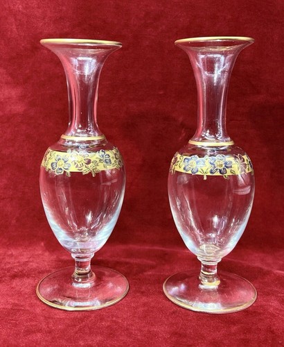 Vaso cristallo smaltato in - di,