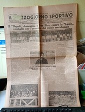 1929 Napoli vs Lazio,  spareggio per la serie A - GIORNALE 1929
