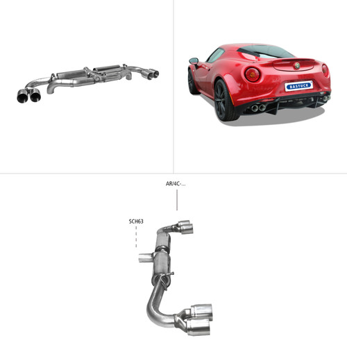 Scarico sportivo bastuck - scarico,