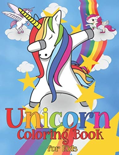 Unicorn coloring book - unicorn,