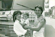 1981 IMOLA Marco LUCCHINELLI Paola DAL POZZO con figlio Cristiano Motorhome Foto