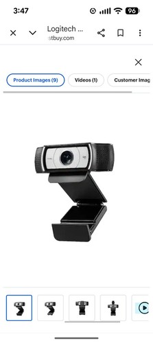 Webcam video logitech c930e - webcam, 30