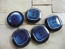 5 Bottoni Vintage Merceria Bachelite IN Plastica