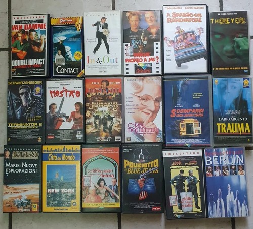 Stock lotto 18 videocassette - 18,