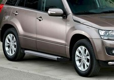 Pedane Sottoporta Alluminio Per Suzuki Grand Vitara 2005-2016 5-Porte Basic