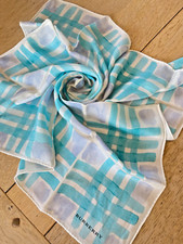 Foulard/Carré/Shawl★foulard bandana BURBERRY★coton★Silk SCARF schal TBE