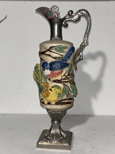 Bottiglia ceramica peltro - ceramica, e