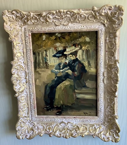 Dipinto olio impressionista - ad,