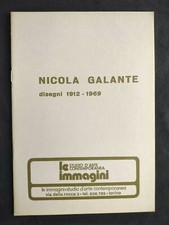 NICOLA GALANTE Disegni 1912/1969 Arte Catalogo Le Immagini