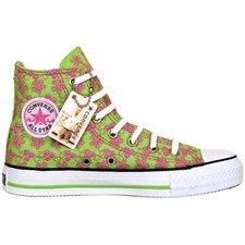 Converse Verde Rosa Fiori