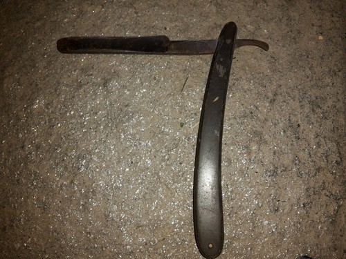 Antico rasoio barba mano - rasoio, da