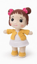 Bambola bambina Amigurumi 22