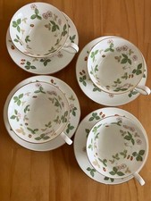 Set di 4 piattini per tazze da tè Wedgwood dal Giappone