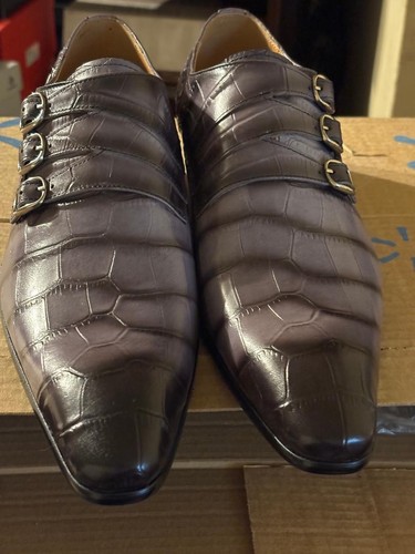 Scarpe con stampa coccodrillo