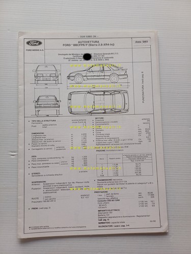 Ford sierra xr4 inj 1983 - sierra, 2.8
