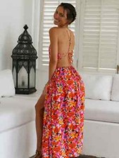 vestito maxi abito donna