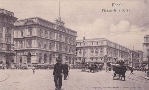 Napoli piazza della borsa - #,