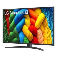 Lg Tv 43" ( LED ) WebOS SERIE NANO81 AI Charcoal black 43NANO81A6A API