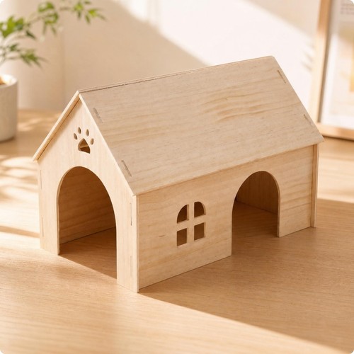 Casetta legno criceti - casetta,