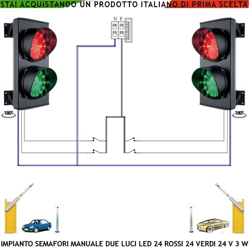 Semaforo omologato garage - semaforo,