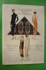 ART DECO MAURICE LEFRANC & C 1925 abbigliamento fashion 1 pagina 