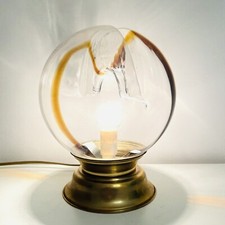 lampada vintage in vetro di Murano anni 70 tipo Mazzega Toni Zuccheri