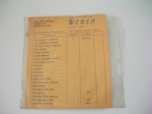 Weber dcof carburatore - dcof,