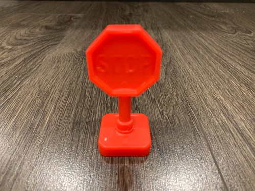 Vintage red stop - red,