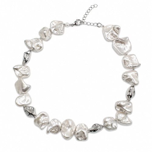 Collana madreperla barocca - collana,