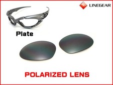 LINEGEAR Lente Polarizzata per Oakley Plate - Flash Nero Iridio [PL-FB-POLA]