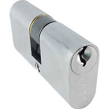 CILINDRO OVALE 2302 CS IBFM OTTONE CROMO SATINATO CHIAVI 3 MM 60 30+30