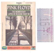 Biglietto Ticket PINK FLOYD The momentary lapse of reason TOUR 88 Torino 1988