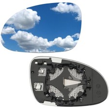 PIASTRA SPECCHIO RETROVISORE RISCALDATA SINISTRA PER VW GOLF V VI PLUS JETTA III