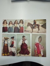 Lotto Cartoline Vintage Costumi Sardi 